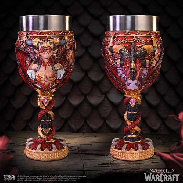 Pohár Nemesis Now World of Warcraft - Alexstrasza 19,5 cm - Hrnčeky - Obrázok Q5BF000P01