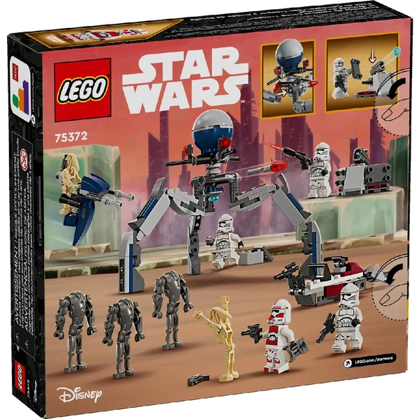 LEGO®Star Wars™ 75372 Bojový balíček klonového vojaka a Bojového droida - LEGO - Obrázok Q5O4000J01