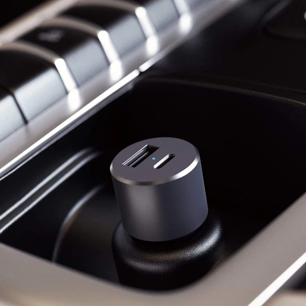 Satechi 72W Type-C PD Car Charger nabíjačka do auta vesmirně šedá - Nabíjačky - Obrázok Q5RX000501