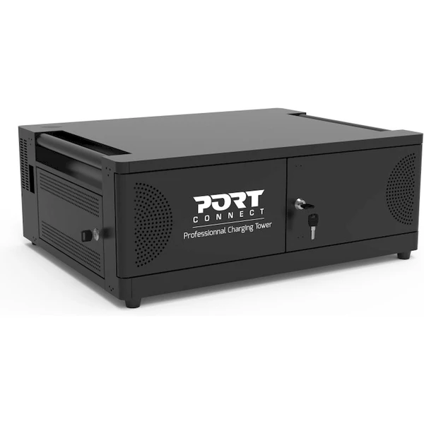 Port Connect 6 notebookov USB-C nabíjacie úložisko čierny - Nabíjačky - Obrázok Q5T9000K01