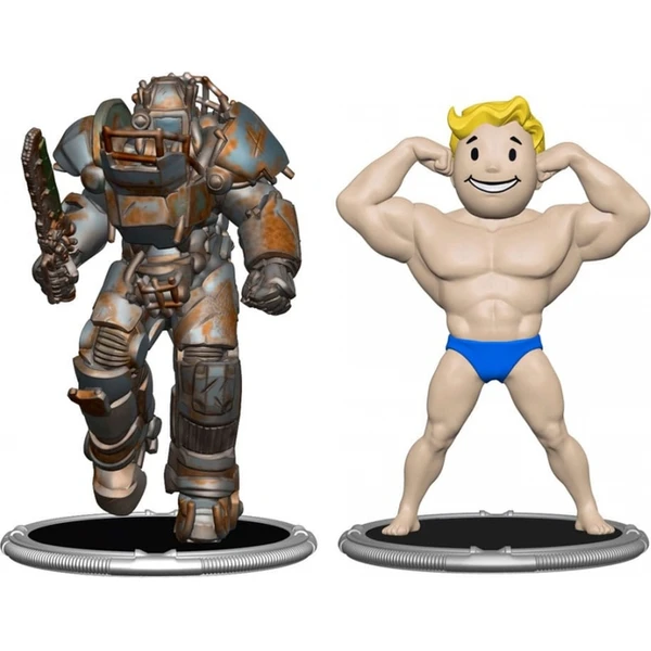 Set dvoch figúrok Syndicate Collectibles Fallout - Raider & Vault Boy (Strong) 7 cm (Set E) - Figúrky - Hlavný obrázok