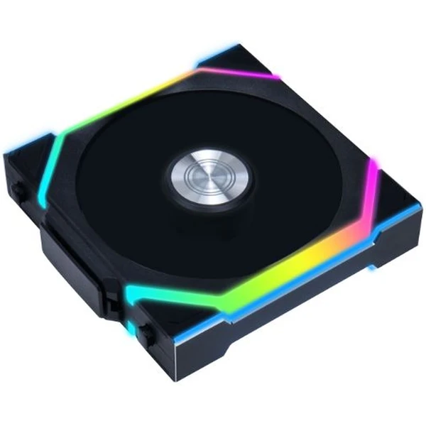 Lian Li UNI FAN SL Wireless 120 Reverse Blade ventilátor 3x120 mm + ovládač čierny - Ventilátory pre PC - Obrázok Q5XB000K01