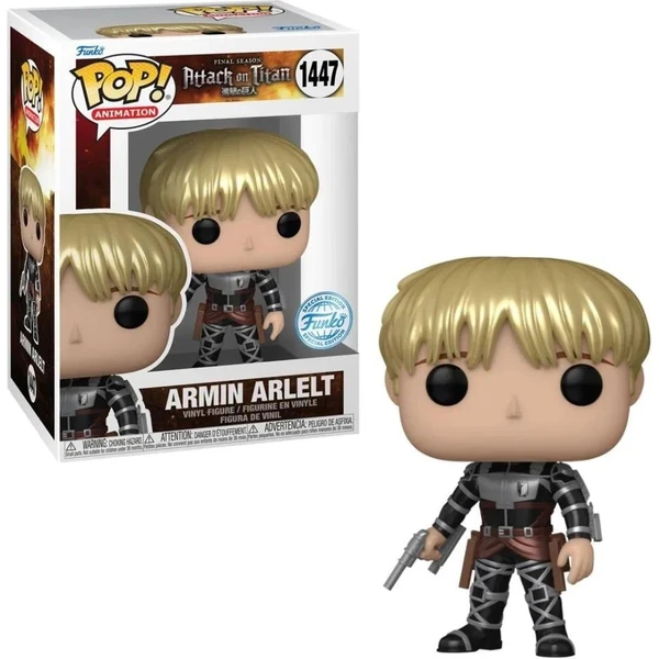 Funko POP! #1447 Animation: Attack on Titan S5 - Armin Arlert (Metallic) (Exclusive) - Funko POP! - Hlavný obrázok