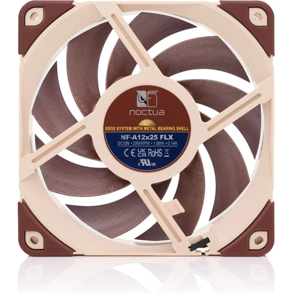 Noctua NF-A12x25-FLX - Ventilátory pre PC - Obrázok Q633000P01