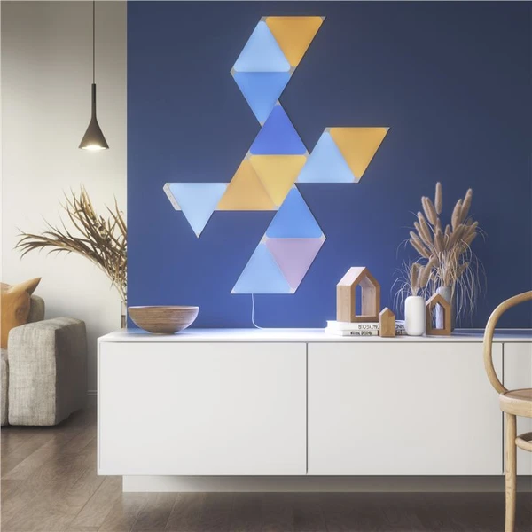 Nanoleaf Shapes Triangles Starter Kit (9 ks) inteligentné modulárne osvetlenie - Inteligentné osvetlenie - Obrázok Q653000501