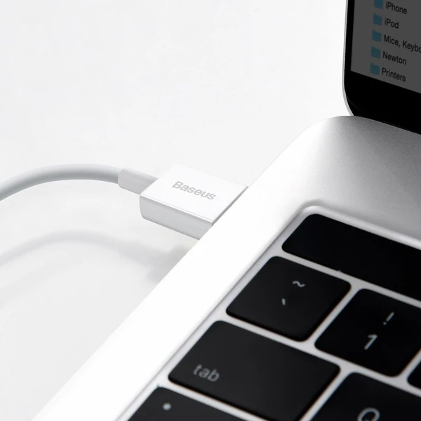 Baseus Superior USB-A/Lightning napájací kábel 2m biely - Káble a redukcie - Obrázok Q66E300401