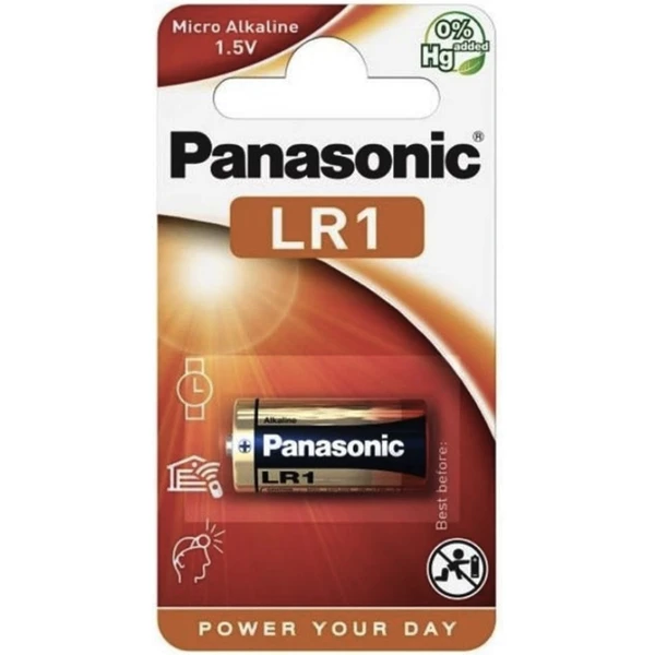 Panasonic LR1 alkalická batéria, 1 ks - Batérie - Hlavný obrázok