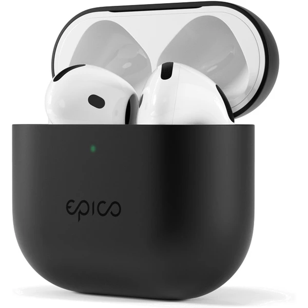Epico silikónový kryt pre Airpods 4 čierny - Puzdra - Hlavný obrázok