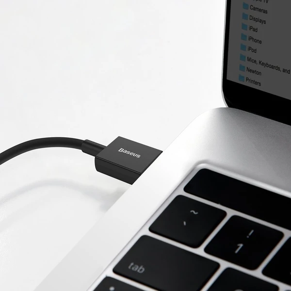 Baseus Superior USB-A/USB-C napájací kábel 66W 1m čierny - Káble a redukcie - Obrázok Q76E300401