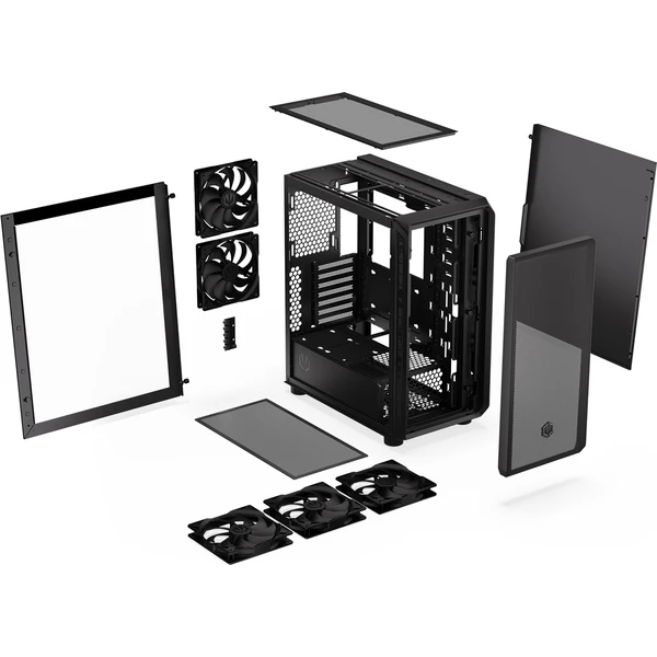ENDORFY Arx 500 Air skriňa čierna - Počítačové skrine - Obrázok Q776000601