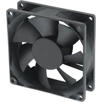 Akasa 80x80x25 čierny Low speed OEM - Ventilátory pre PC