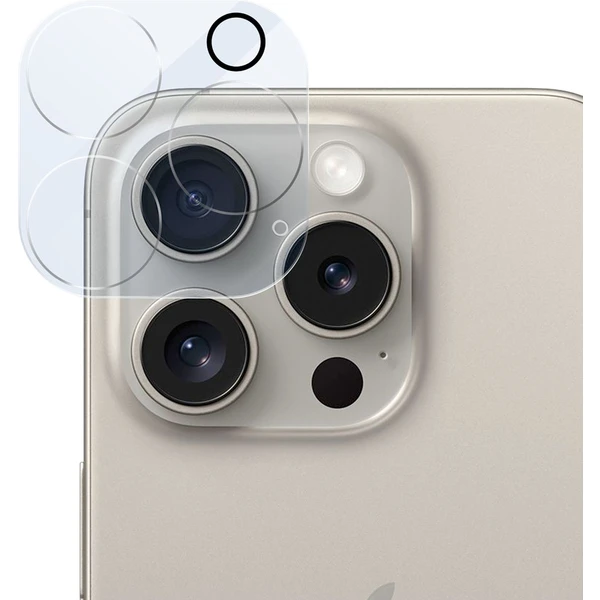 iWant ochranné sklíčko na kameru iPhone 15 Pro/15 Pro Max - Ochranné fólie a sklo - Hlavný obrázok