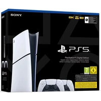 PlayStation 5 Slim Digital Edition 825GB + bezdrôtový ovládač DualSense biely - Konzoly