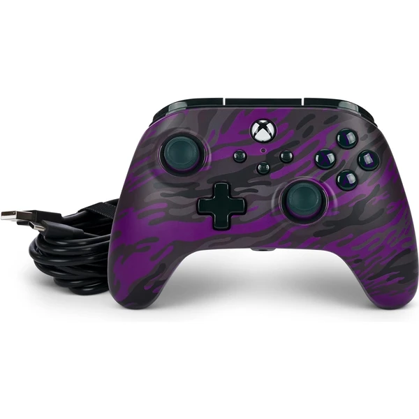 PowerA Advantage drôtový herný ovládač Purple Camo (Xbox Series X|S) - Herné ovládače - Obrázok Q7QS100501