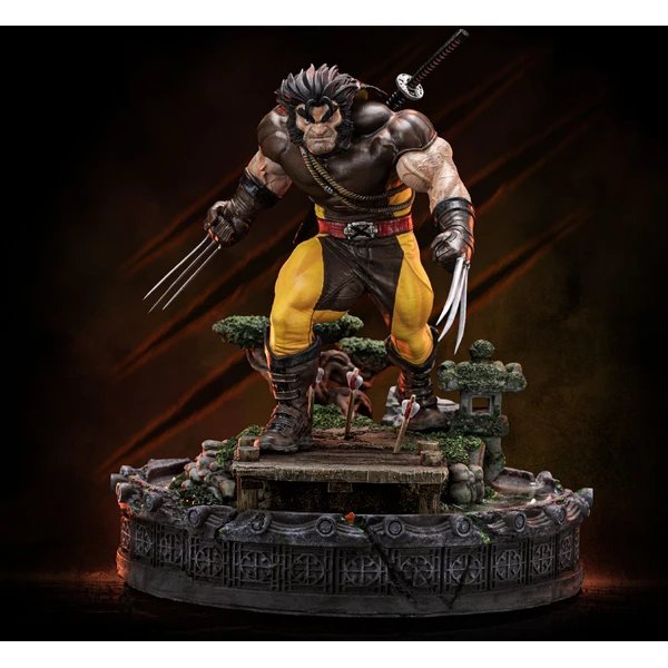 Soška Iron Studios Art Scale 1/10 Deluxe Marvel: X-men Wolverine Unleashed 20,5 cm - Sochy a sošky - Obrázok Q7T7000L01