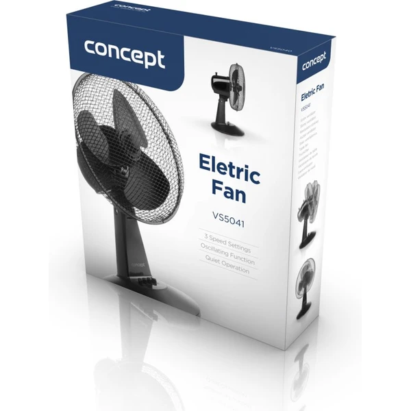 Concept VS5041 Stolný ventilátor čierny - Ventilátory - Obrázok Q7ZE000P01