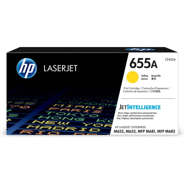 HP CF452A č. 655A Žltá originálna - Tonery - Hlavný obrázok
