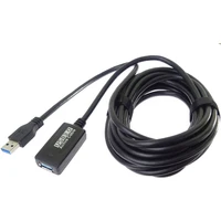 PremiumCord predlžovací kábel USB-A/USB-A 5m čierny - Káble a redukcie