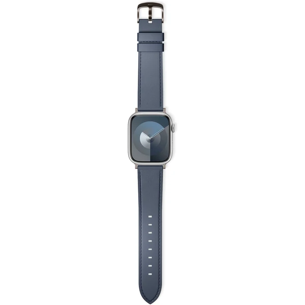 Epico Watch kožený remienok pre Apple Watch 42/44/45/46/49mm modrý - Remienky - Obrázok Q8C9000K01