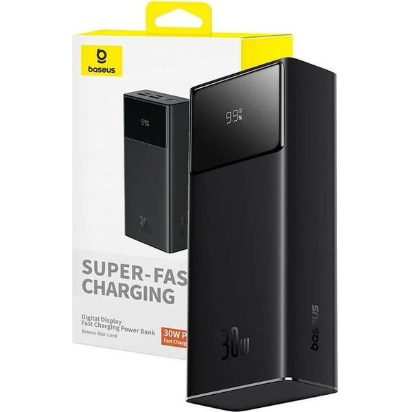 Baseus Star-Lord 30000mAh, 30W čierna - Powerbanky - Obrázok Q8ML000K01