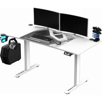 Ultradesk LEVEL V2 herný stôl s nastaviteľnou výškou biely - Stoly