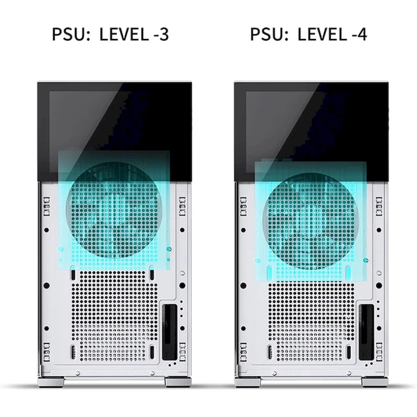 Jonsbo D41 MESH Screen biela - Počítačové skrine - Obrázok Q8UD000K01