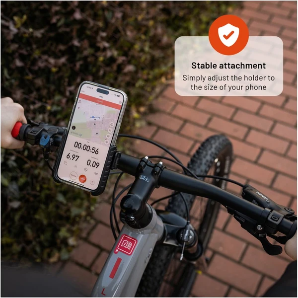 FIXED Bikee Plus univerzálny držiak na bicykel čierny - Držiaky - Obrázok Q8Y3000P01
