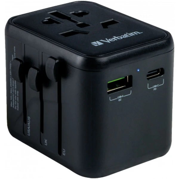 VERBATIM Universal Travel Adapter UTA-02 Cestovný adaptér - Zásuvky - Hlavný obrázok