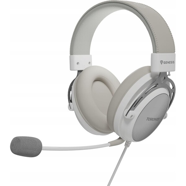 Genesis TORON 301 headset s mikrofónom biely
