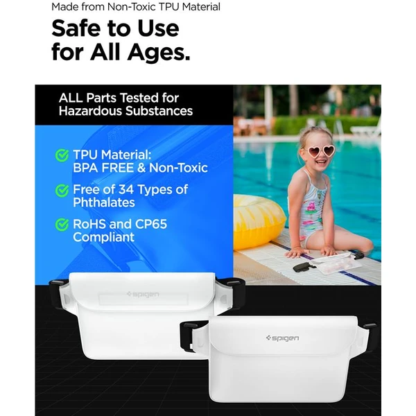Spigen Aqua Shield WaterProof Waist Bag A620 2 Pack biely - Puzdra - Obrázok Q9N5000701