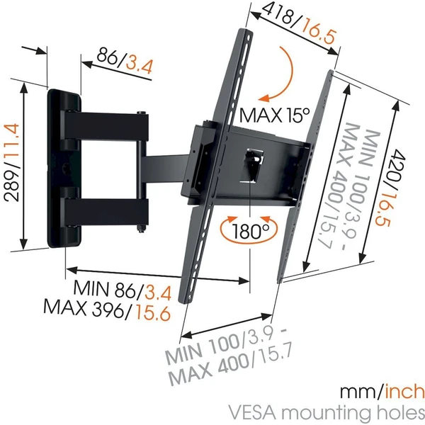 Vogel's TV rameno 3 kĺby - Držiaky pre obrazovky - Obrázok Q9PF000N01