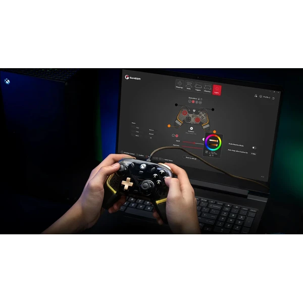 GameSir Kaleid Flux drôtový ovládač (PC/XBOX) - Herné ovládače - Obrázok Q9RA000P01
