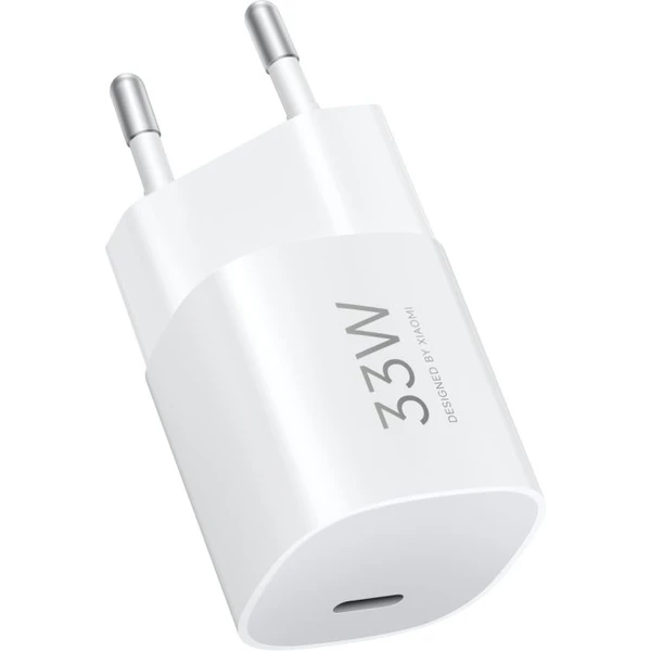 Xiaomi 33W Nano Power Adapter, USB-C biely - Nabíjačky - Obrázok Q9SJ000K01