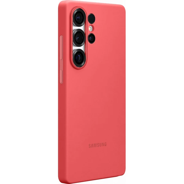 Samsung Silicone Case silikónový kryt Galaxy S25 Ultra červený - Puzdra - Obrázok QACC000J01