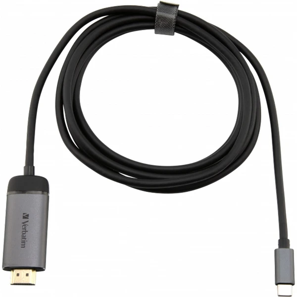 Verbatim USB-C/HDMI kábel 4K 1,5 m čierny - Káble a redukcie - Obrázok QAOR000301