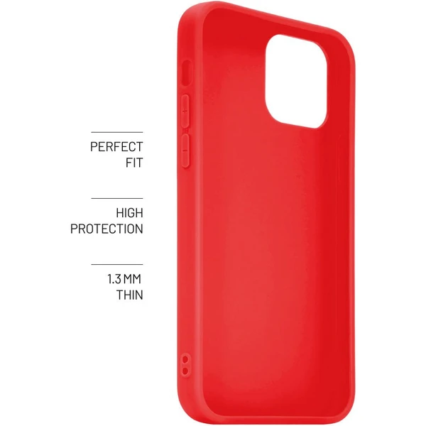 Zadný pogumovaný kryt FIXED Story pre Xiaomi Redmi Note 12 5G, červený - Puzdra - Obrázok QAR1000601