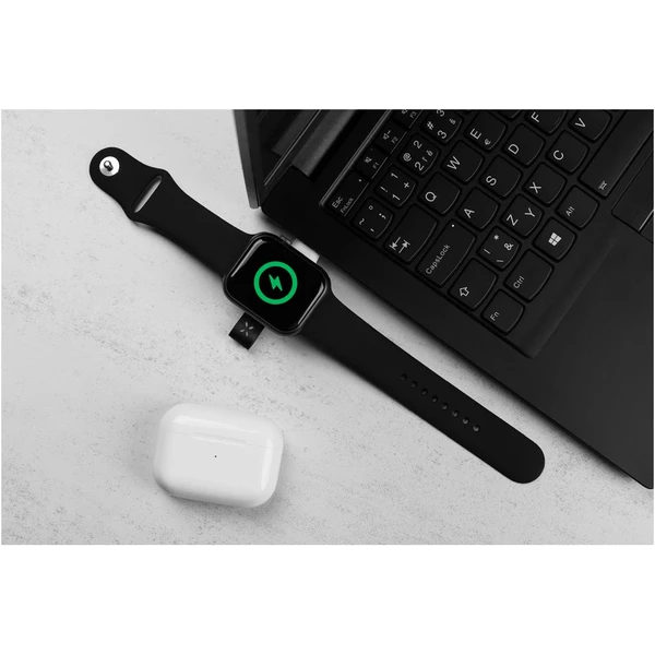 FIXED Orb magnetický nabíjací adaptér pre Apple Watch s podporou rýchlonabíjania, MFI certifikácia b - Nabíjačky - Obrázok QAV4000601