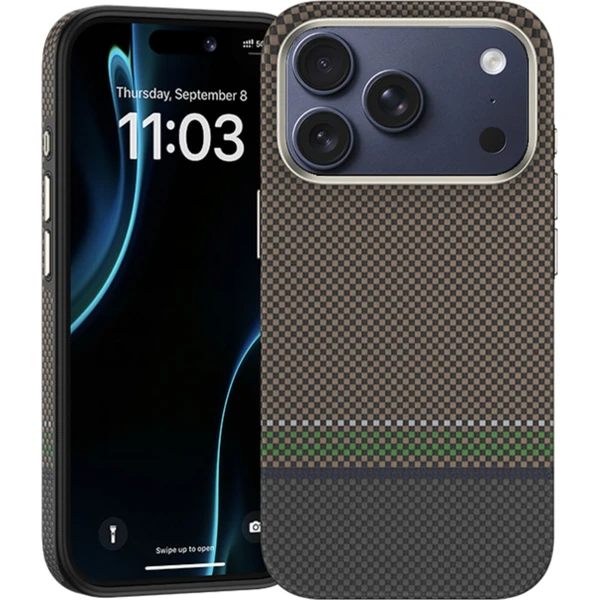 Benks ArmorPro 600D Kevlar MagSafe kryt iPhone 17 Pro Max Prestige - Puzdra - Obrázok QBCK000K01