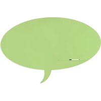 Rocada Skin Shape Talk 6441-230 magnetická tabuľa zelená RAL 230 - Magnetické tabule