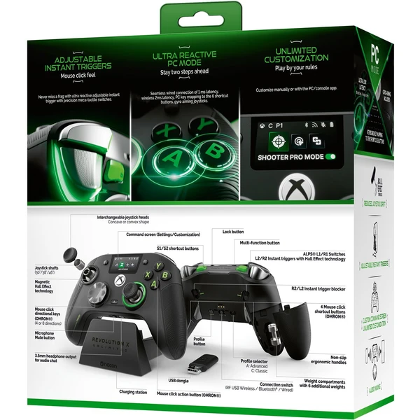 Nacon herný ovládač Revolution X Unlimited (XBOX/PC) - Herné ovládače - Obrázok QBMF000J01