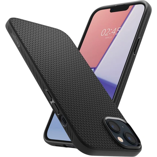 Spigen Liquid Air kryt iPhone 14 čierny - Puzdra - Obrázok QC3H300401