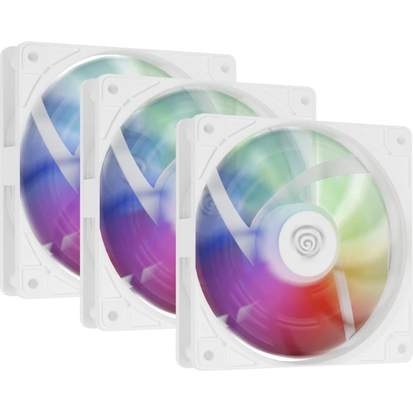 Genesis OXAL 120 ARGB biely 3-PACK - Ventilátory pre PC - Obrázok QC4J000K01