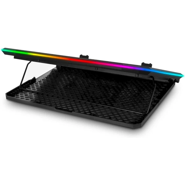 EVOLVEO Ania 9 RGB nastaviteľný podstavec pre notebook - Chladiace podložky - Obrázok QCBJ000K01