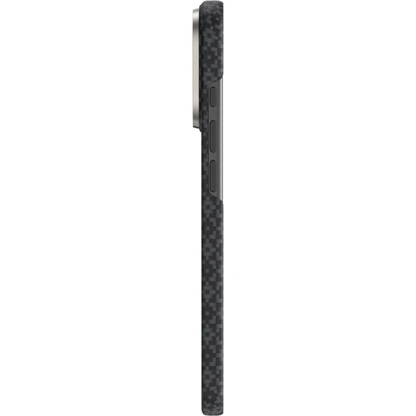 Benks ArmorGrid ArmorAir Kevlar MagSafe kryt iPhone 17 Pro Max Obsidian Black - Puzdra - Obrázok QCCK000K01