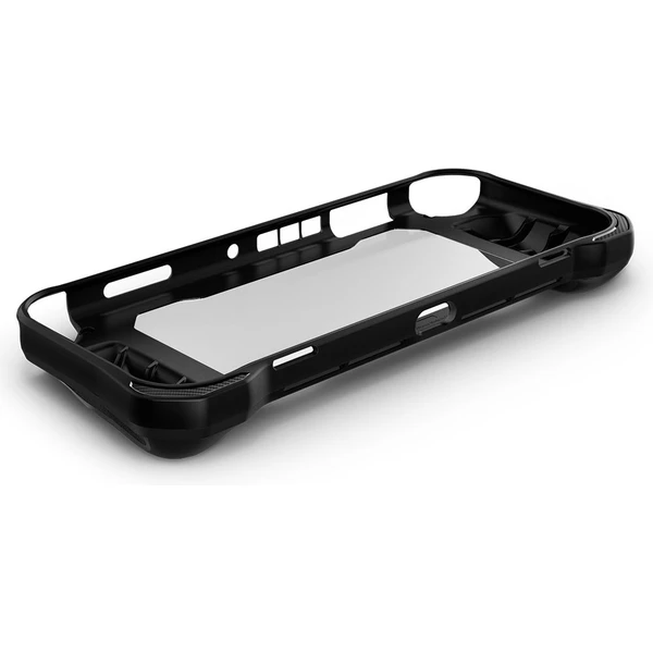 Spigen Rugged Armor ochranný kryt pre Nintendo Switch OLED čierny - Puzdra - Obrázok QCK4G00101