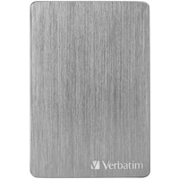 VERBATIM Store 'n' Go HDD 1TB USB 3.2/USB-C Gen 1 ALU Slim šedý - Pevné disky