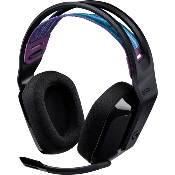 E-shop Logitech G535 LIGHTSPEED bezdrôtové herné slúchadlá čierna