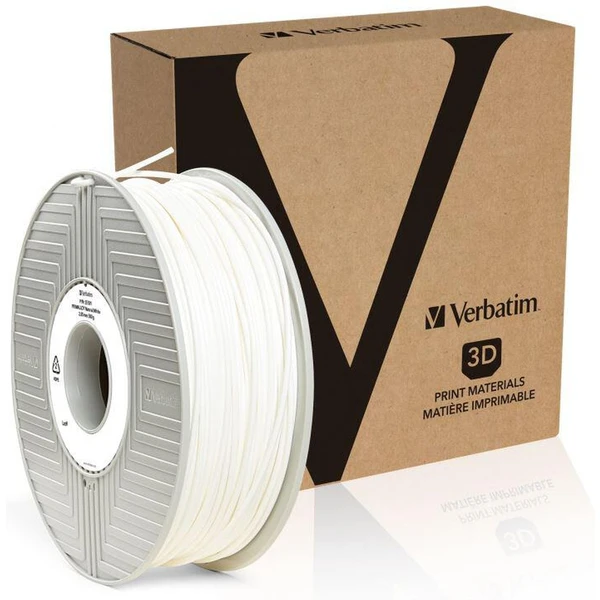 VERBATIM filament do 3D tlačiarne TEFABLOC TPE 2,85mm, 71m, 500g biely - Filamenty pre 3D tlačiarne - Hlavný obrázok