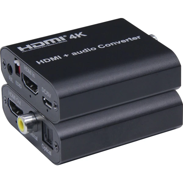 PremiumCord HDMI 4K Audio extractor s oddelením audia na stereo jack, SPDIF Toslink, RCA - Ostatné - Hlavný obrázok