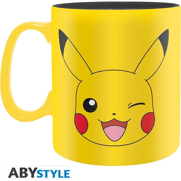 Hrnček Abysse Corp Pokémon - Pikachu Face 460 ml - Hrnčeky - Obrázok QDXH000K01